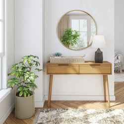 Mid-Century Modern Console Table with Storage - 46" Console Table Plank+Beam