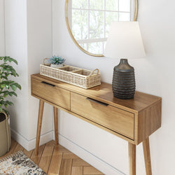 Mid-Century Modern Console Table with Storage - 46" Console Table Plank+Beam