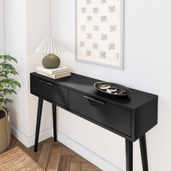 Mid-Century Modern Console Table with Storage - 46" Console Table Plank+Beam