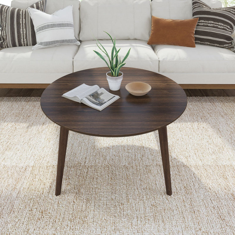 Mid-Century Modern Round Coffee Table - 36" Coffee Table Plank+Beam