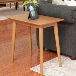 Mid-Century Modern Side Table - 24" Side Table Plank+Beam Pecan