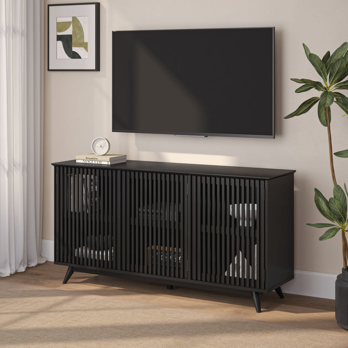 Mid Century Modern Sideboard, 3 Doors – Plank+Beam