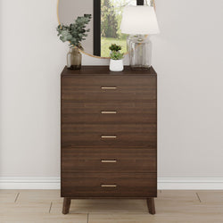 Walnut 5-Drawer Dresser Dresser Plank+Beam