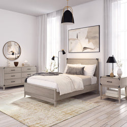 Contempo Bed - Full Single Beds Plank+Beam Seashell Wirebrush