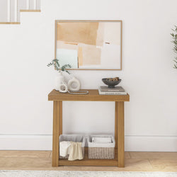 Classic Console Table with Shelf - 36” Console Table Plank+Beam