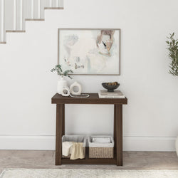 Classic Console Table with Shelf - 36” Console Table Plank+Beam