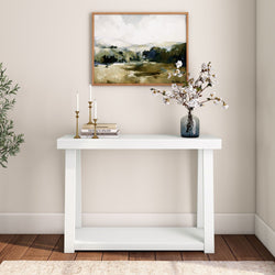 Classic Console Table with Shelf - 46” Console Table Plank+Beam