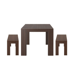 Modern Dining Set with Benches - 72" Dining Set Plank+Beam