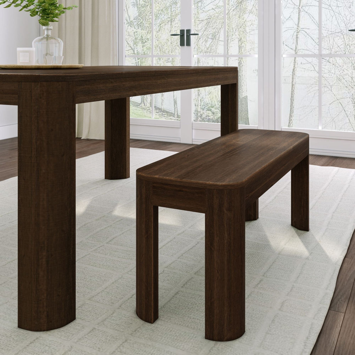 IDÉE　SOLID BENCH ヘンリーボーン柄ナチュラルグレー 受注生産品】SOLID BENCH｜2人掛け｜IDEE SHOP Online