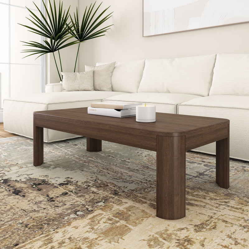 Contour Coffee Table - 48" Coffee Table Plank+Beam Walnut
