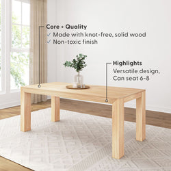 Modern Dining Table - 72" Dining Table Plank+Beam