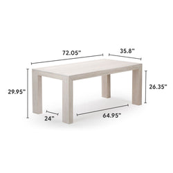 Modern Dining Table - 72" Dining Table Plank+Beam