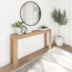 Modern Console Table - 56" Console Table Plank+Beam Blonde