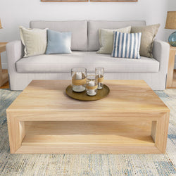 Modern Coffee Table with Shelf - 40" Coffee Table Plank+Beam