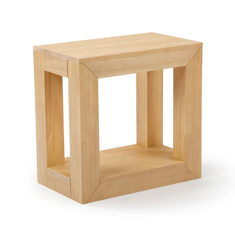 Modern Side Table with Shelf - 24" Side Table Plank+Beam
