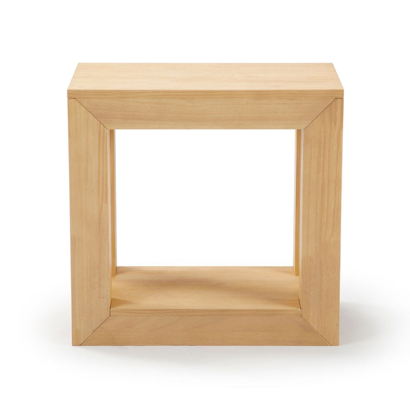 Modern Side Table with Shelf - 24" Side Table Plank+Beam