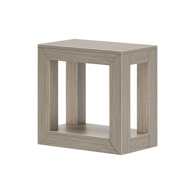 Modern Side Table with Shelf - 24" Side Table Plank+Beam