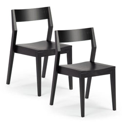 Solid Wood Dining Chair (Set of 2) Dining Chair Plank+Beam