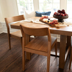 Solid Wood Dining Chair (Set of 4) Dining Chair Plank+Beam