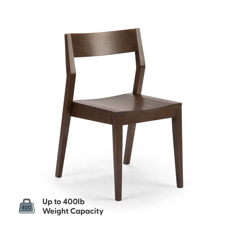 Modern Dining Set with Walnut Chairs - 72" Dining Set Plank+Beam