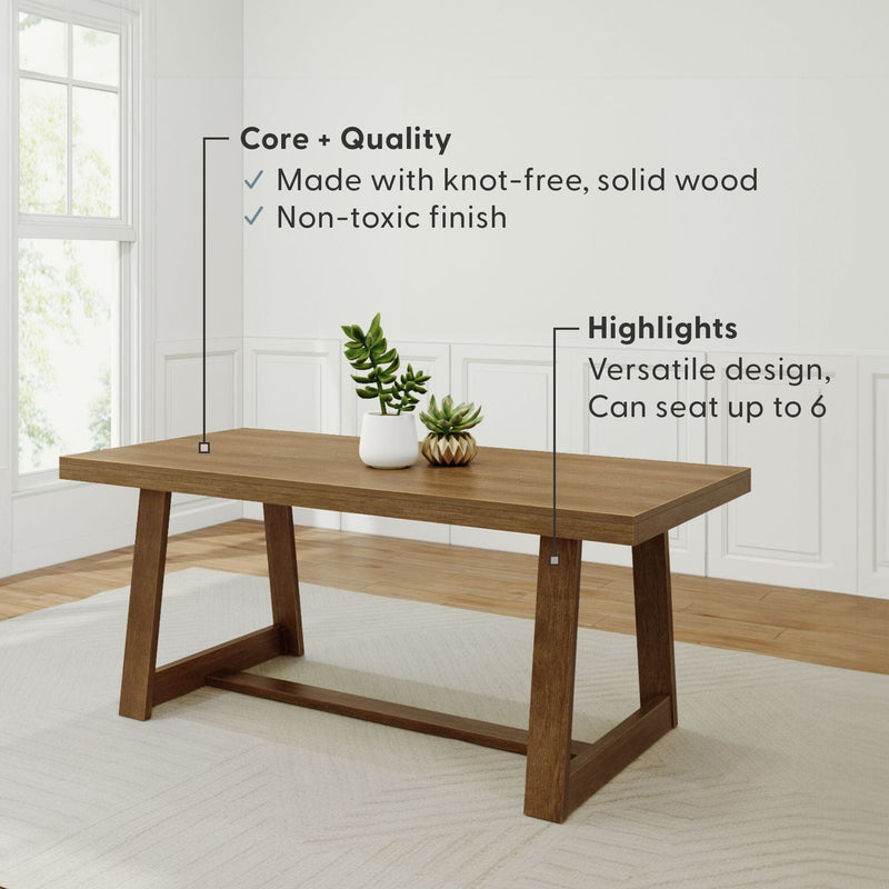 Classic Dining Table - 72" Dining Table Plank+Beam