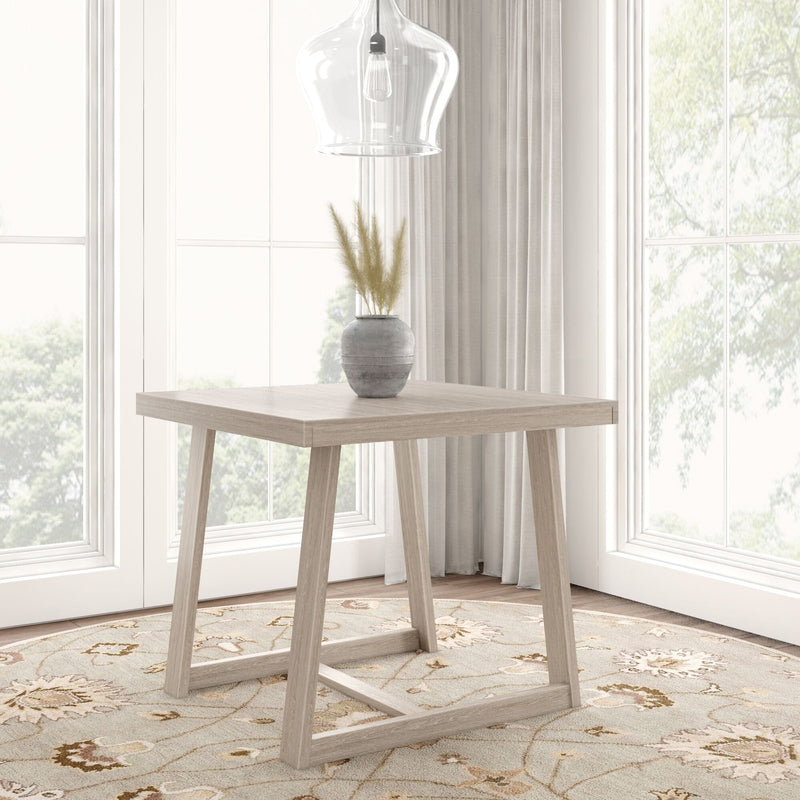 Classic Counter Height Dining Table - 41" Dining Table Plank+Beam Seashell Wirebrush