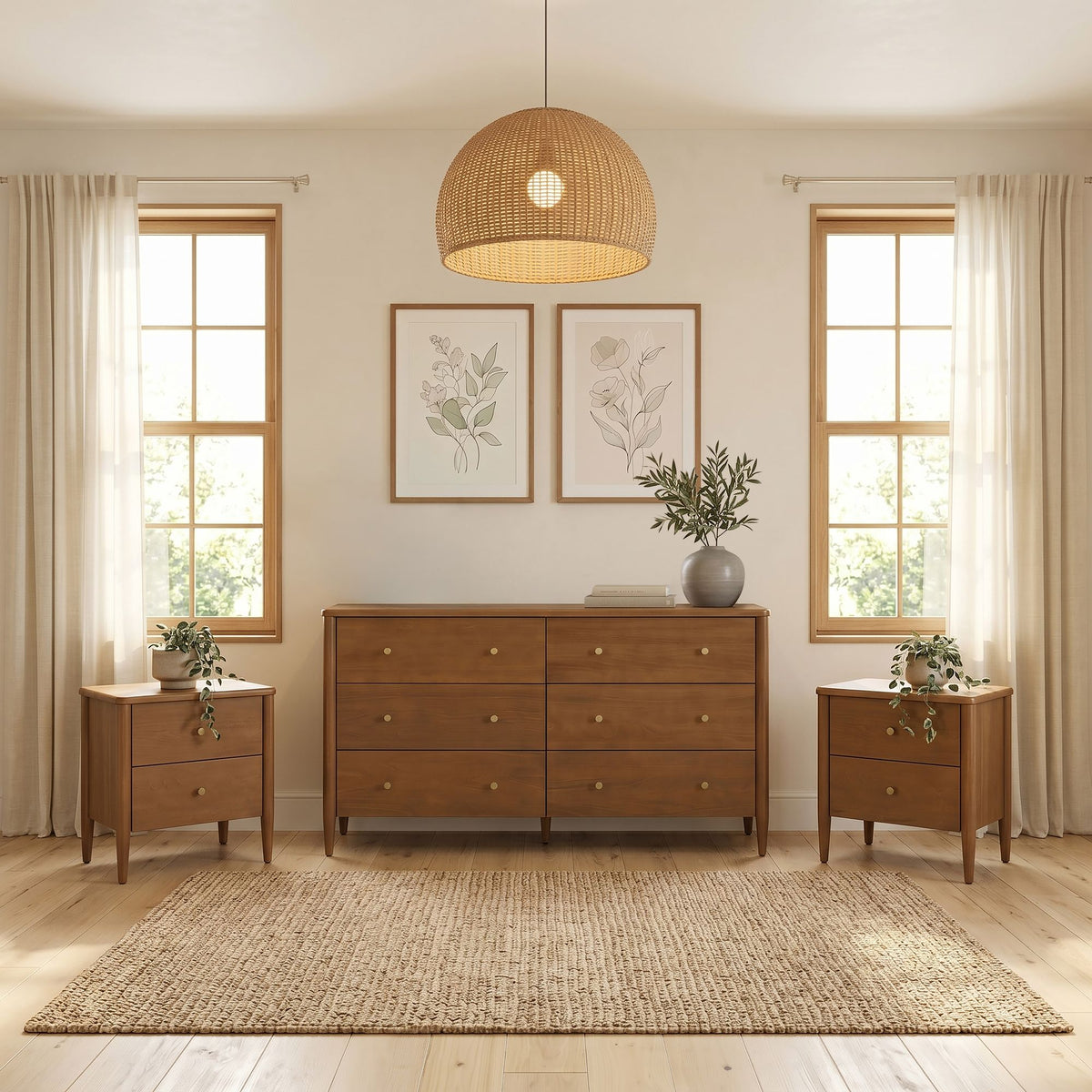 Harbor Dresser + Nightstands Set