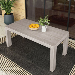 Modern Outdoor Solid Wood Table - 72" Outdoor Table Plank+Beam