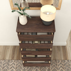 Rustic 5-Drawer Tall Dresser Dresser Plank+Beam