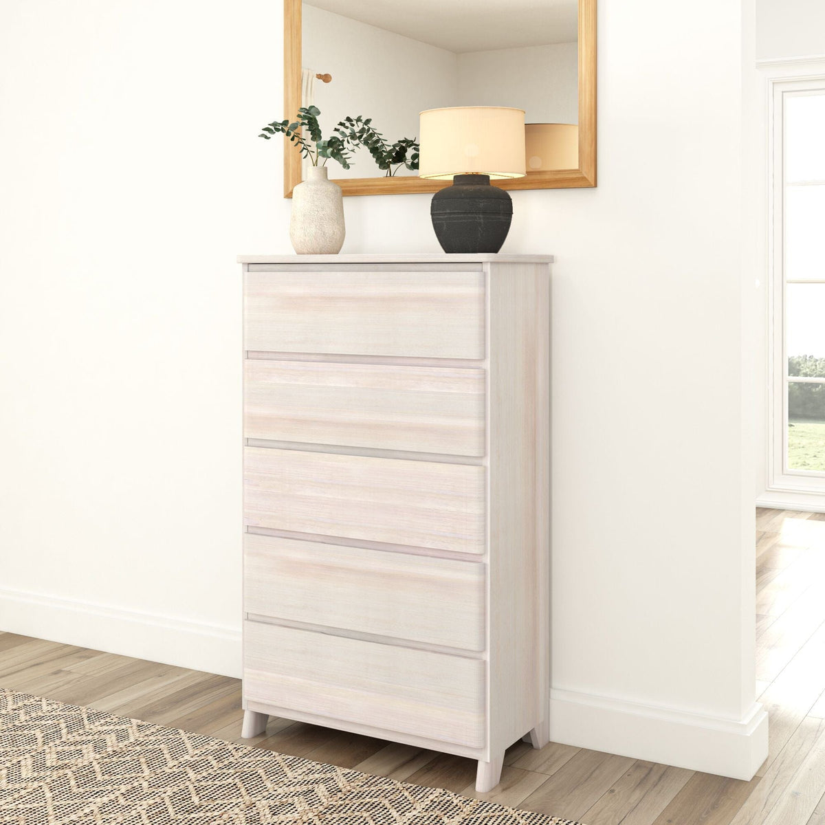 Rustic 5 Drawer Dresser – Plank+Beam