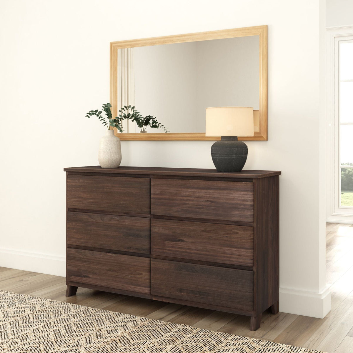 Rustic 6 Drawer Dresser – Plank+Beam