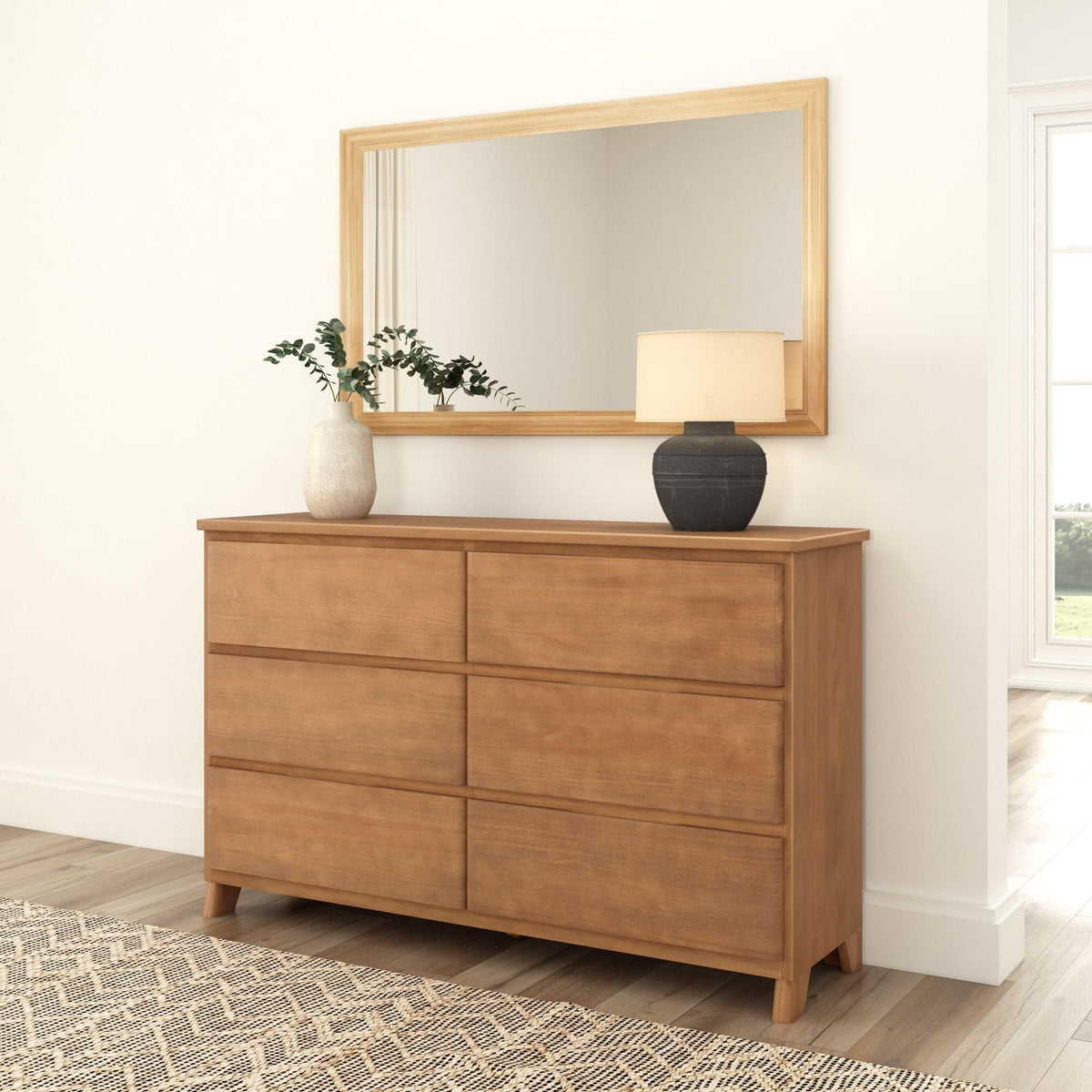 Rustic 6 Drawer Dresser  Plank+Beam