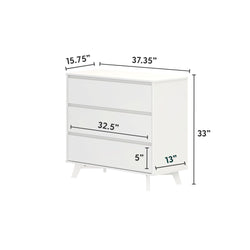 Modern 3-Drawer Dresser Dresser Plank+Beam