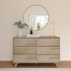 Modern 6-Drawer Dresser Dresser Plank+Beam