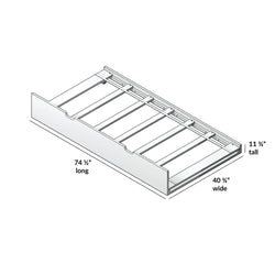 Classic Twin-Size Trundle Component Plank+Beam