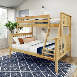 Classic Twin over Full Bunk Bed Bunk Beds Plank+Beam Natural