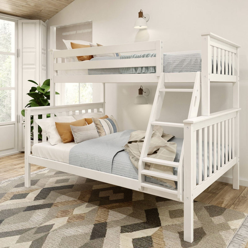 Classic Twin over Full Bunk Bed Bunk Beds Plank+Beam White