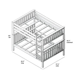 Classic Full over Full Bunk Bed Bunk Beds Plank+Beam