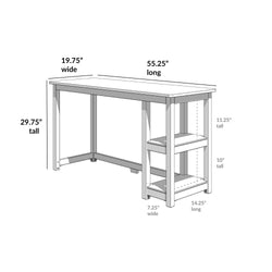 Computer Desk - 55" Desk Plank+Beam
