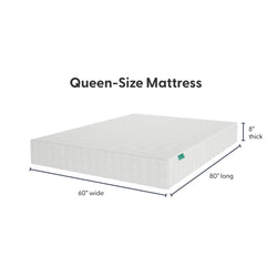 8 Inch Queen Comfort Memory Foam Mattress Mattresses Plank+Beam