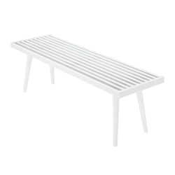 Mid-Century Modern Entryway Bench - 56" Entryway Bench Plank+Beam
