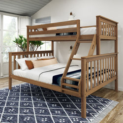 Classic Twin XL over Queen Bunk Bed Bunk Beds Plank+Beam Pecan
