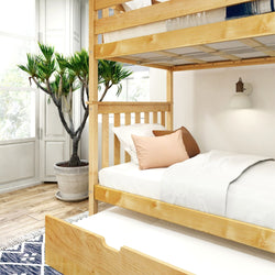 Classic Twin over Twin Bunk Bed + Trundle Bunk Beds Plank+Beam