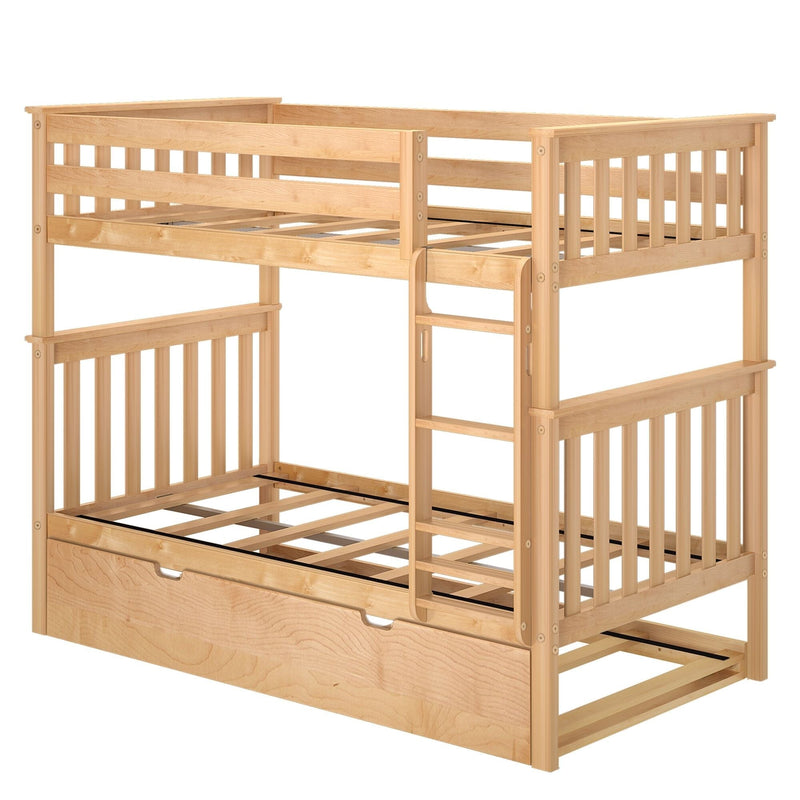 Classic Twin over Twin Bunk Bed + Trundle Bunk Beds Plank+Beam
