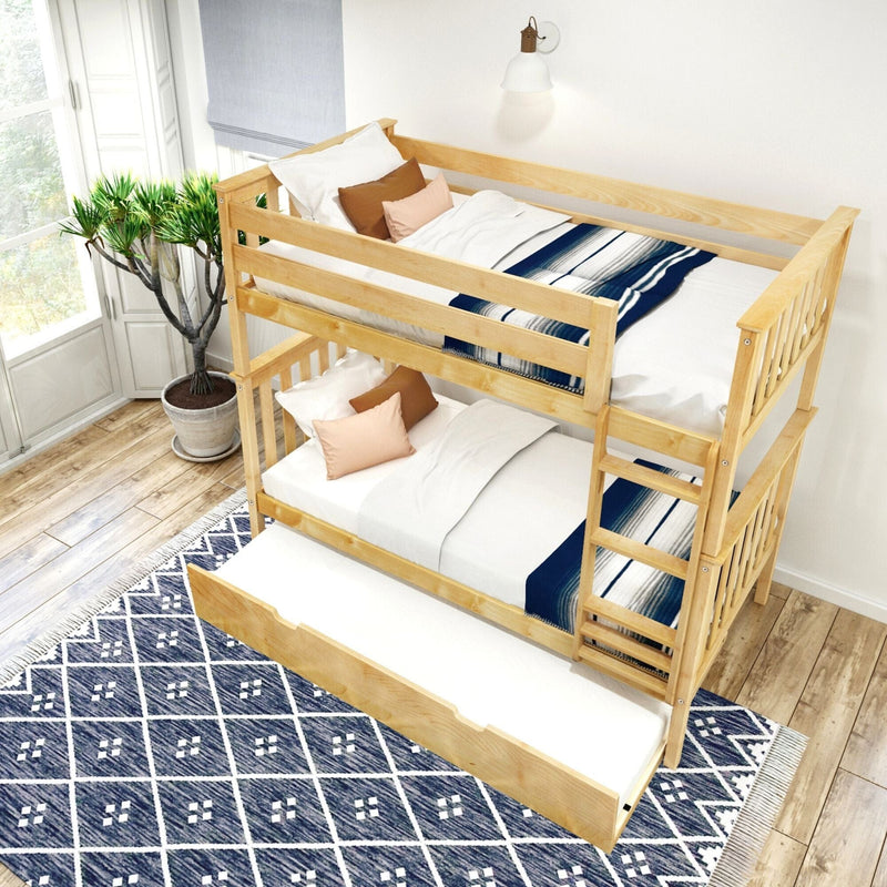 Classic Twin over Twin Bunk Bed + Trundle Bunk Beds Plank+Beam