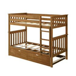 Classic Twin over Twin Bunk Bed + Trundle Bunk Beds Plank+Beam