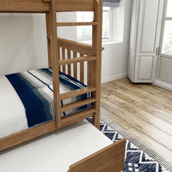 Classic Twin over Twin Bunk Bed + Trundle Bunk Beds Plank+Beam