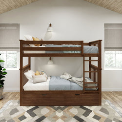 Classic Twin over Twin Bunk Bed + Trundle Bunk Beds Plank+Beam