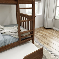 Classic Twin over Twin Bunk Bed + Trundle Bunk Beds Plank+Beam