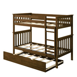 Classic Twin over Twin Bunk Bed + Trundle Bunk Beds Plank+Beam